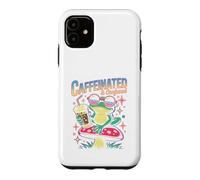 Caffeinated And Confused Coffee Lover Mood Case for iPhone 11