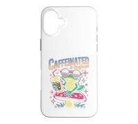 Caffeinated And Confused Coffee Lover Mood Case for iPhone 16 Plus