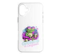 Caffeinated And Confused Coffee Lover Mood Case for iPhone 16 Plus