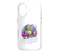Caffeinated And Confused Coffee Lover Mood Case for iPhone 17