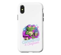 Caffeinated And Confused Coffee Lover Mood Case for iPhone X/XS