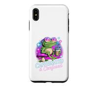 Caffeinated And Confused Coffee Lover Mood Case for iPhone XS Max