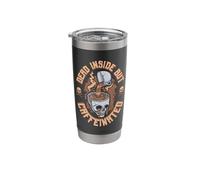 Caffeinated But Dead Inside But Caffeinated Stainless Steel Insulated Tumbler