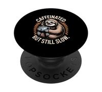 Caffeinated But Still Slow Sloth PopSockets Adhesive PopGrip