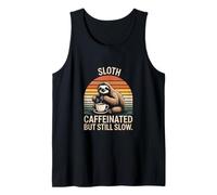 Caffeinated But Still Slow Sloth Tank Top
