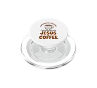 Caffeinated Christian I Start My Day With Jesus And Coffee PopSockets PopGrip for MagSafe