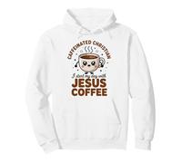 Caffeinated Christian I Start My Day With Jesus And Coffee Pullover Hoodie