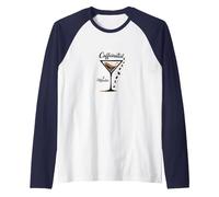 Caffeinated & Motivated: Coffee Lovers Cocktail Hour Raglan Baseball Tee, Men, Navy/White, XXL