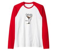 Caffeinated & Motivated: Coffee Lovers Cocktail Hour Raglan Baseball Tee, Men, Red/White, S
