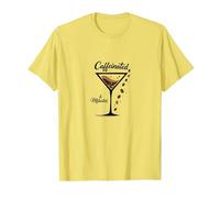 Caffeinated & Motivated: Coffee Lovers Cocktail Hour T-Shirt, Men, Lemon, 3XL