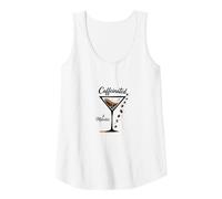 Caffeinated & Motivated: Coffee Lovers Cocktail Hour Tank Top, Women, White, XXL