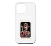 Caffeinated & Unhinged Mom Funny Skeleton Mother Tarot Card Case for iPhone 12 Pro Max