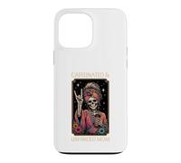 Caffeinated & Unhinged Mom Funny Skeleton Mother Tarot Card Case for iPhone 13 Pro Max