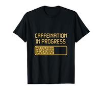 Caffeination in Progress Coffee Meme Graphic T-Shirt