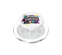 Caffeine Addicted Mama Funny Saying Mothers Day PopSockets PopGrip for MagSafe