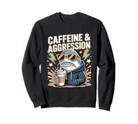 Caffeine And Aggression Shark Sweatshirt