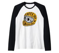 Caffeine and Gasoline Raglan Baseball Tee