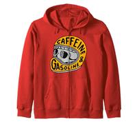 caffeine and gasoline Zip Hoodie