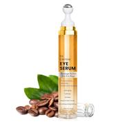Caffeine Anti Aging Eye Serum, Eye Cream for Dark Circles, Puffiness & Fine Lines With Ice Roller for Puffy Eyes & Under Eye Bags