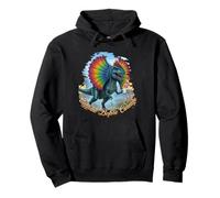 Caffeine Before Carnage" - Dilophosaurus Coffee Lover Design Pullover Hoodie