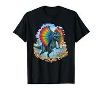 Caffeine Before Carnage" - Dilophosaurus Coffee Lover Design T-Shirt