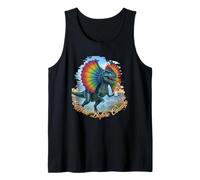 Caffeine Before Carnage" - Dilophosaurus Coffee Lover Design Tank Top