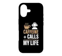 Caffeine + Calls = My Life Help Desk Call Center Case for iPhone 17