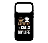 Caffeine + Calls = My Life Help Desk Call Center Case for iPhone 17 Pro Max