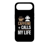 Caffeine + Calls = My Life Help Desk Call Center Case for iPhone Air