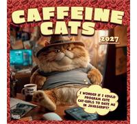 Caffeine Cats 2027 Square Flap by Browntrout (Calendar)