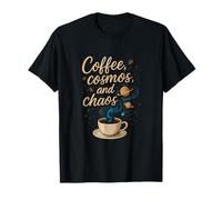 Caffeine Constellation Coffee Cosmos Chaos Galaxy Art T-Shirt