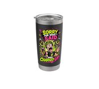 Caffeine Energy Drink Sorry for What I Said Stainless Steel Insulated Tumbler