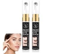 Caffeine Eye Serum 2 Pack 15ml, Hyaluronic Acid Rollerball Eye Cream With 360° Metal Ball - Lightweight Texture, Fast Absorbing, Non Greasy Feel For Daily Care Across Skin Types