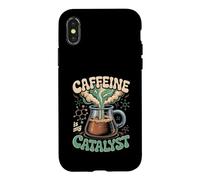 Caffeine Is My Catalyst Funny Science Coffee Case for iPhone X/XS