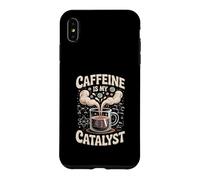 Caffeine Is My Catalyst Funny Science Coffee Case for iPhone XS Max