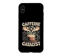Caffeine Is My Catalyst Funny Science Coffee Case for iPhone XS Max