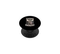 Caffeine Is My Catalyst Funny Science Coffee PopSockets Adhesive PopGrip