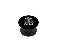 Caffeine Is My Catalyst Funny Science Coffee PopSockets Adhesive PopGrip