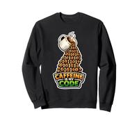 Caffeine Is My Code Programmer Coffee Lover Fun Sweatshirt