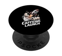 Caffeine Launch Coffee Rocket Espresso Energy PopSockets Adhesive PopGrip