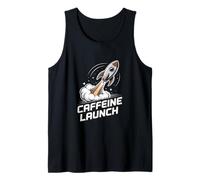 Caffeine Launch Coffee Rocket Morning Energy Tank Top