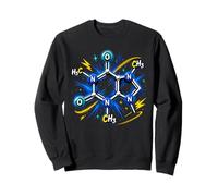 Caffeine Molecule Chemistry Science Coffee Lover Gifts Women Sweatshirt