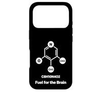 Caffeine Molecule Fuel for the Brain Minimal Science Design Case for iPhone 17 Pro