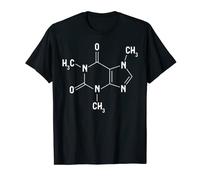 Caffeine Molecule Structure Chemical Coffee Lover Chemistry T-Shirt