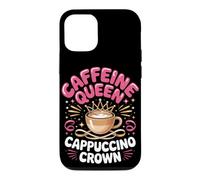 Caffeine Queen Cappuccino Crown Coffee Barista Case for iPhone 12/12 Pro