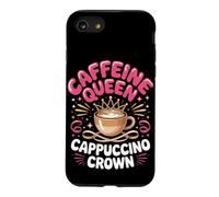 Caffeine Queen Cappuccino Crown Coffee Barista Case for iPhone SE (2020) / 7/8