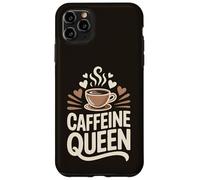 Caffeine Queen Coffee Typography Design Case for iPhone 11 Pro Max