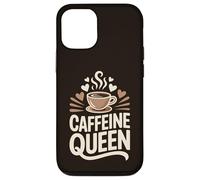 Caffeine Queen Coffee Typography Design Case for iPhone 12/12 Pro
