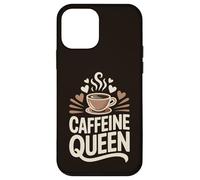 Caffeine Queen Coffee Typography Design Case for iPhone 12 mini