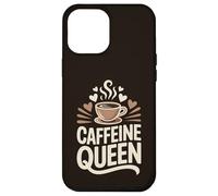 Caffeine Queen Coffee Typography Design Case for iPhone 12 Pro Max